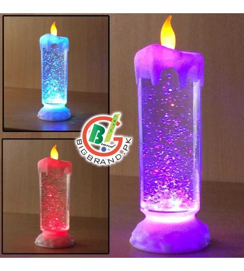 24cm Swirling Colour Changing LED Water Candle